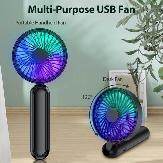 Portable HandHeld Fan With Rechargable Battery - Urban Groove