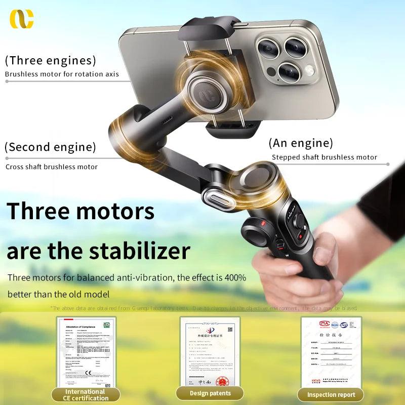 AOCHUAN 3-Axis Handheld Gimbal Stabilizer - Urban Groove