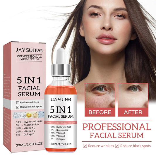 5 in 1 Face Serum With Hydrating Hyaluronic Acid & Vitamin C