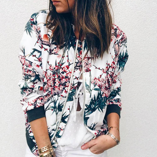 Floral Printed Women Jacket - Urban Groove