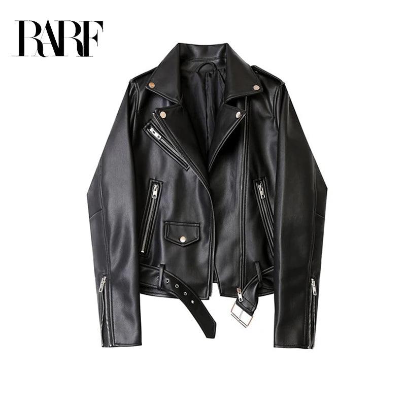 Ladies Leather Jacket - Winter Fashion - Urban Groove