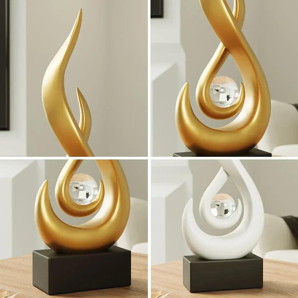 Abstract Sculpture Ceramic Statue For Home Decoration - Urban Groove