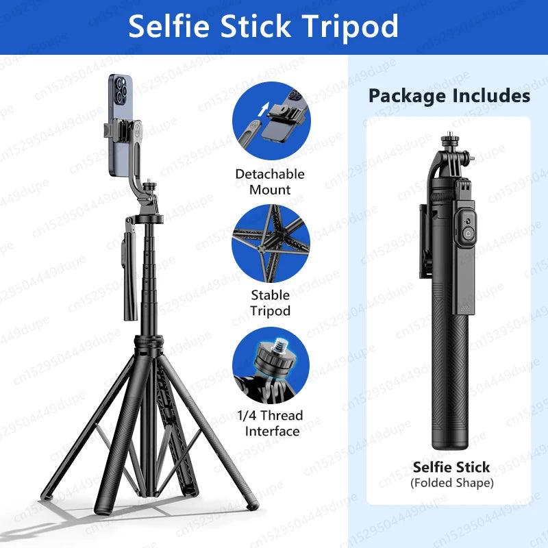 Tripods Stand with Wireless Bluetooth, Selfie Stick brackets with Phone Holder for Vlog/Video - Urban Groove