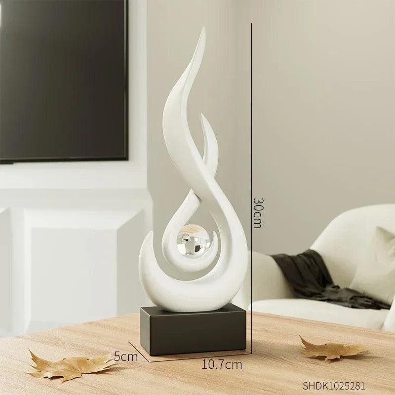 Abstract Sculpture Ceramic Statue For Home Decoration - Urban Groove