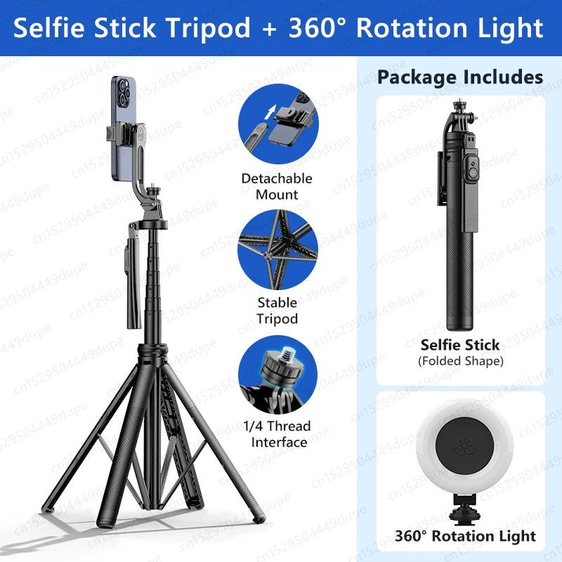 Tripods Stand with Wireless Bluetooth, Selfie Stick brackets with Phone Holder for Vlog/Video - Urban Groove