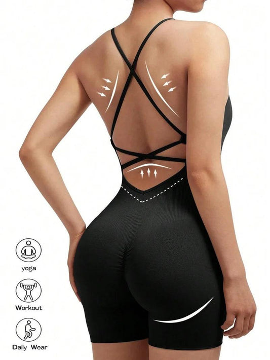 Workout Jumpsuit For Women - Activewear - Urban Groove