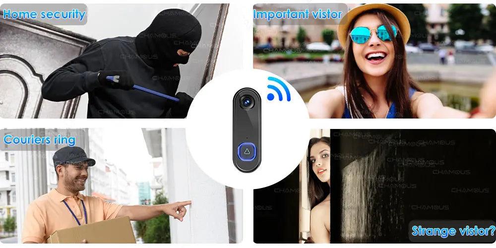 TUYA Video WiFi Wireless AC Power 1080P Video Door Phone - Urban Groove